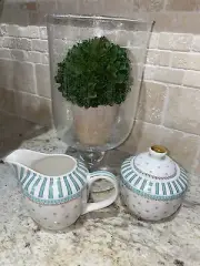 Grace’s Teaware Teal Josephine 3-PC Creamer & Sugar Set