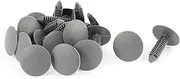 uxcell 20pcs Gray Plastic Rivet Buckle Ceiling Lining Trim Panel Clips