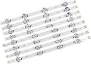 BGBLKLGPPN 8 PCS(4*A,4*B) 825mm LED Strip 8 LEDs Compatible with LG INNOTEK DRT 3.0 42"_A/B Type 42LB5610 42LB5510 42LY320C 42GB6310 TV LCD TV Light Strip