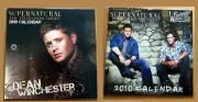 Supernatural Calendar 2010 SET of 2 Jensen Ackles + Jared Padalecki Group