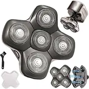 VRMETA New Upgrade Head Shaver Replacement Heads for Skull Shaver Pitbull Platinum Pro Butterfly Kiss, and Palm Hypo-Allergenic Electric Razor
