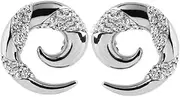 'GOMODBODY Jewelred With Stainless Steel Spiral Gauge Earring Ear Piercing available size 8g (3mm) to 1/2'' (12mm)(1 Pair)'