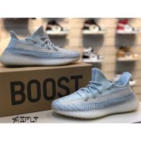 【Fashion SPLY 】YEEZY BOOST 350 V2 Cloud White 冰藍 FW3043