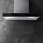 600mm Range Hood 60cm Rangehood Glass Stainless Steel Kitchen Ventilation SR-BK