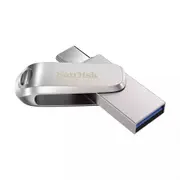 256GB Dual Type C USB Flash Drive Luxe USB Type-C Memory Premium Metal Body