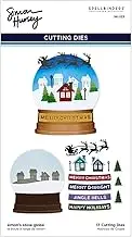 Spellbinders Snow Globe Etched Dies by Simon Hurley, Metal