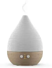 Ultrasonic Diffuser with Ambient Light Handmade ceramic and beech wood NEW