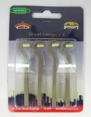 BNIB OO Gauge Bachmann 44-559 Dummy Street Lamps (x4)