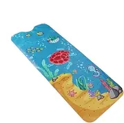 Baby Bath Mat for Tub,Cartoon Pattern Extra Long Kids Bathtub Mat | Machine Washable 40 X 16 Inch Toddler BAB Shower Mat with Drain Holes and Suction Cups