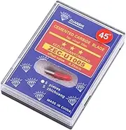 10 Pack Plot Cutter Carbide Blades 30°, 45°, 60° Angle, Plotter Blades, Plotter Marking Pens, for Vinyl Cutter, Scrapbooking, Contouring(45°)