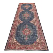 Devon Chenille Rustic Runner - 24 Navy 80x300 cm