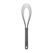 Zyliss Flat Whisk Silicone/Nylon Kitchen Baking/Cooking Utensil 30cm Grey