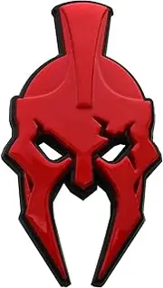 1pc Custom Gladiator Emblems 3D Badges Right Left Side Self-Adhesive Fender Stickers Replacement for JL Jeep Gladiator Silverado Sierra RAM Universal Car Vehicle, Truck, Motorcycle (Red)