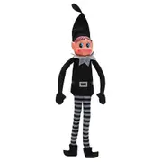 Elves Behavin Badly Elf Soft Toy with Long Legs Body Black Holiday Christmas Decoration Girl