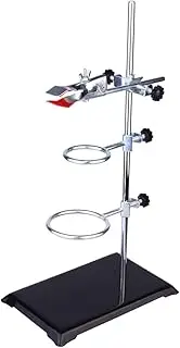 Ciieeo Laboratory Base Stand Kit Metalware Support Tool for Chemistry Experiments Essential Lab Equipment for Safe Filtration Heating for Test Tubes More