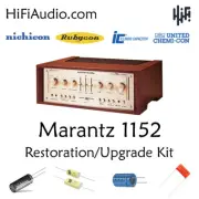 Marantz 1152 amplifier rebuild restoration service kit repair filter capacitor .