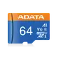 威剛 ADATA MicroSD UHS-I U1 C10 64G 記憶卡 附轉卡 TF 小卡 手機記憶【APP下單最高22%點數回饋】