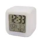 Digital 7 Colors Night Light Bedroom Calendar LED Alarm Clock Electronic Clock