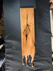 Melting Cedar Clock, A one of a kind piece of art.