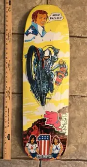 Very Rare NOS skateboard Mike Vallely Elephant Brand EVEL KNIEVEL Las Vegas