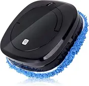 Automatic Floor Mopping Robot With Water Tank, Vacuum and Mop Cleaning, Automatic Cleaning, Anti-Collision, Low Noise, 120min Endurance Time (Black)
