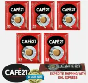 5 X CAFE21 2IN1 INSTANT COFFEE MIX NO SUGAR ADDED & EXPEDITED SHIP