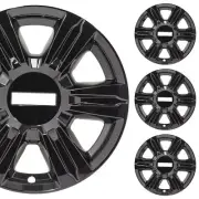 PACRIM 17" Gloss Black Wheel Skins for GMC Terrain (2014-2016) | ABS | Set of 4