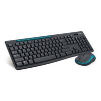 LOGITECH羅技無線鍵盤滑鼠組MK275防濺灑鍵盤