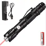 Red Laser Light Pointer High Power Powerful Laserpointer Red Adjustable Focus...