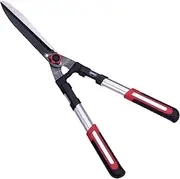 Amig - Two-Handed Hedge Trimmer | 600 mm Blade Length | Teflon Coated Hardened Steel Blade | Aluminium Handle with Non-Slip Grip | Straight Edge for Precise and Optimal Cut