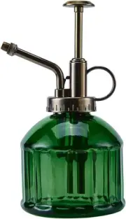 Glass Plant Mister Spray Bottle, 6.5" Tall Vintage Plant Spritzer Watering Ca...