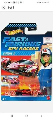 Hot Wheels Fast & Furious Spy Racers Hyperfin Diecast Car