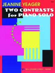 Two Contrasts For Piano Solo MUSIC BOOK YEAGER SONGBOOK KJOS BRAND NEW ON SALE