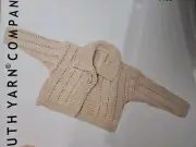 Plymouth Knitting Pattern 1465 Baby Jacket 16-24"