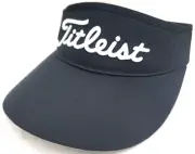 Titleist Sundrop Black Adjustable Embroidered Sun Visor Cap Women's OSFM
