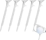 Tees for Golf, 18-Degree Angled Golf Tees for Course | Daily Practice Ball Sport Equipment with Lower Friction for Colleagues, Friends, Family, Beginners