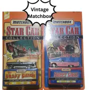 Vintage 1998 MATCHBOX STAR CAR COLLECTION BRADY BUNCH & HAPPY DAYS