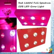 Red 1200W Full Spectrum Hydroponic COB LED Grow Light Herb Fruit Veggies