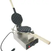 Stainless Steel Electric Egg Cake Maker Oven 110V Egg Waffle Machine Nonstick US