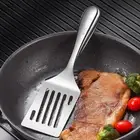 1/2pcs Silver Small Household Frying Spatula Cooking Spatula Restaurant