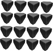 OSALADI 100pcs Box Plastic Corner Protector Packaging Edge Protector Couch Protector Black Corner