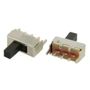5Pcs x SS12F44G6 3 Pin PCB 2 Position 1P2T SPDT Miniature Vertical Slide Switch