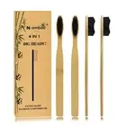 Super Hard Toothbrush Bamboo Toothbrush Large Brush Head Manual Toothbrsuh Ha...