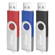 3Pack 32GB USB 2.0 Flash Drives Thumb Drives Memory Stick Jump Drive Zip Driv...