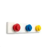 LEGO 4111 Wall Hanger Rack Red, Blue, Yellow Stud Home Clothes Decoration