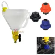 MECHANIC'S FUNNEL COOLANT ANTIFREEZE RADIATOR FILLER FILLING TOOL SET KIT