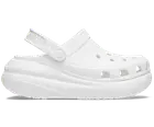 Crocs Classic Crush Platform Clogs Sandals - White