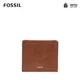 【FOSSIL】Leon 真皮證件格零錢袋皮夾女短夾-咖啡色 SL7829200