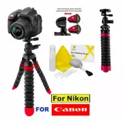 12" FLEXIBLE PRO LIGHTWEIGHT TRIPOD FOR NIKON DSLR CANON EOS REBEL DSLR CAMERAS