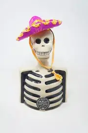 Azulejos Skelly Tequila Reposado Pink Hat - Empty Bottle Rare Find